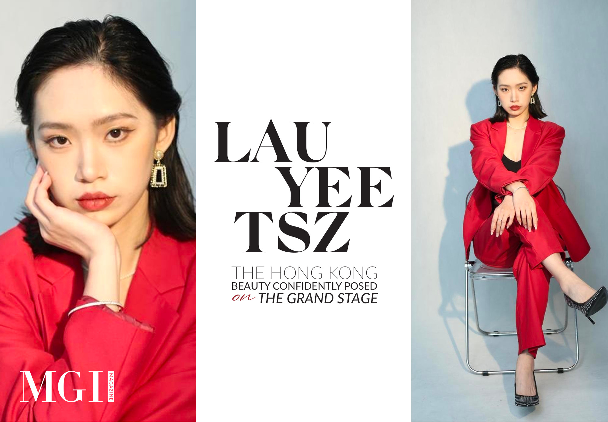 Lau Tsz Yee - The Hong Kong beauty confidently posing on the grand stage